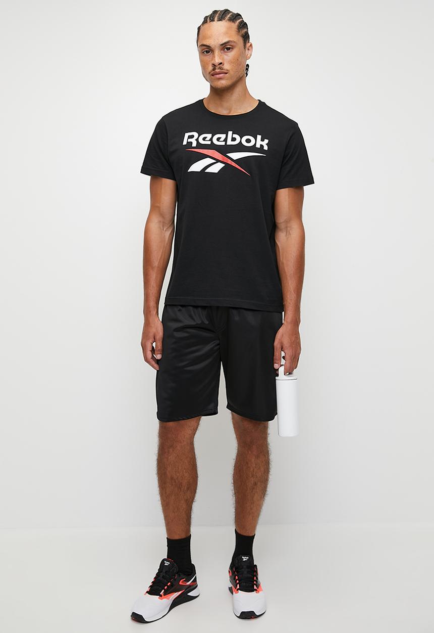 Reebok - Reebok Identity Big Logo Tee - Black/White/Vector Red