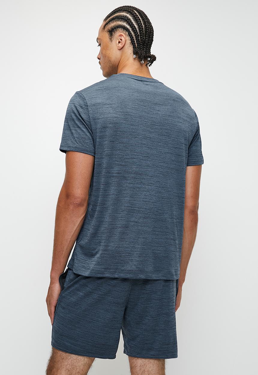 Reebok - ID Train Melange Tech Tee - Twilight Blue