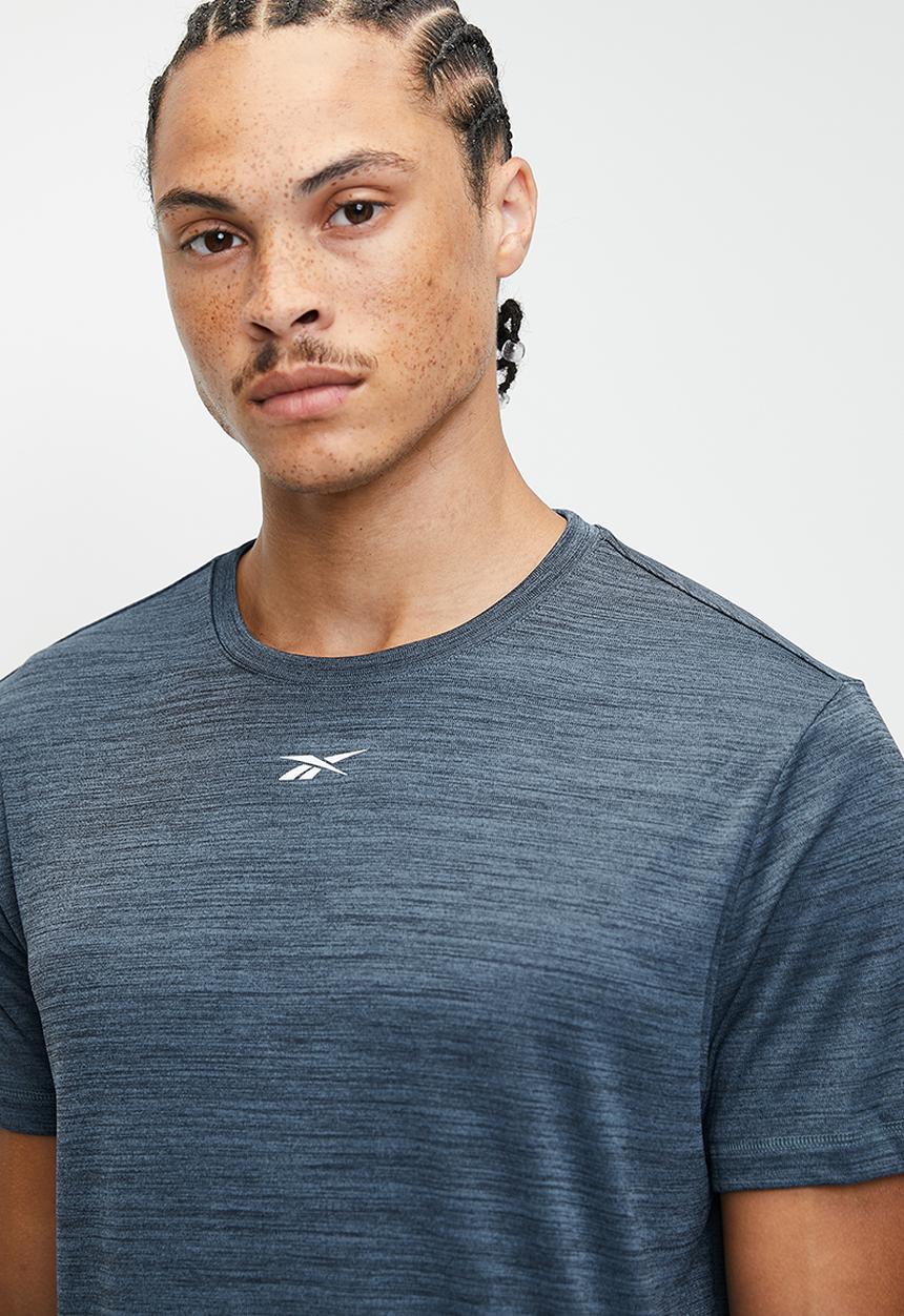 Reebok - ID Train Melange Tech Tee - Twilight Blue