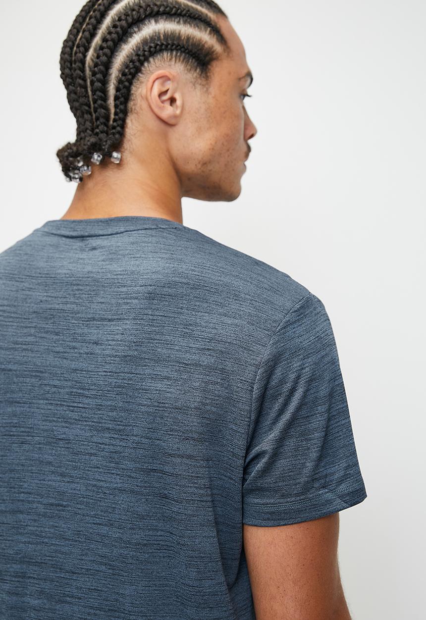 Reebok - ID Train Melange Tech Tee - Twilight Blue