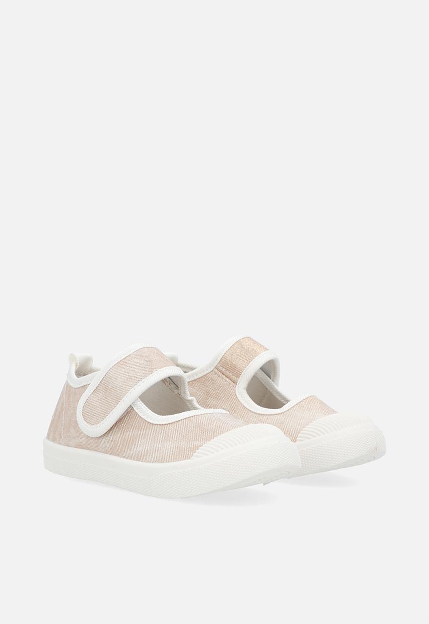 Pop Candy - Adjustable fastener sneakers-gold