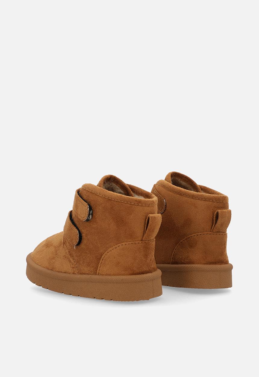 Pop Candy - Shearling lined boots - tan