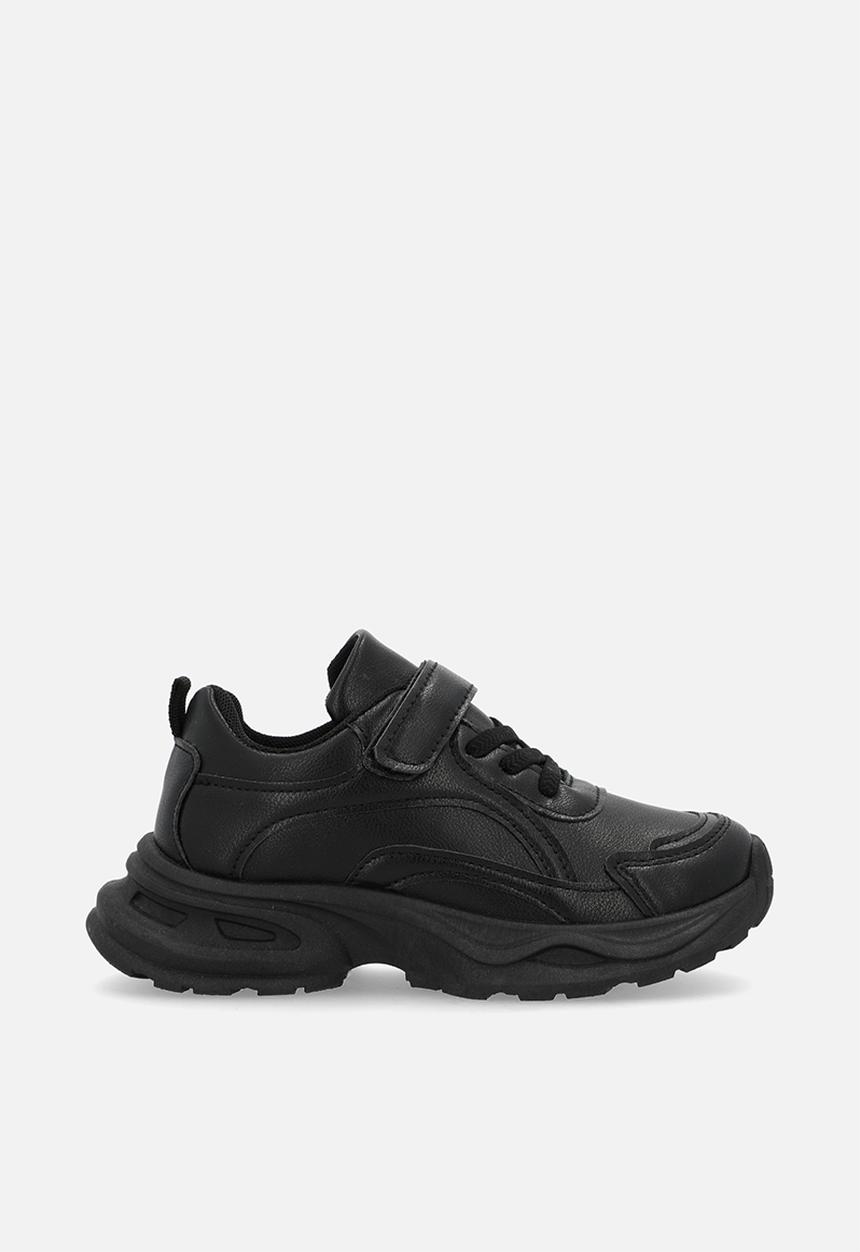 Pop Candy - Lace & velcro sneaker-black
