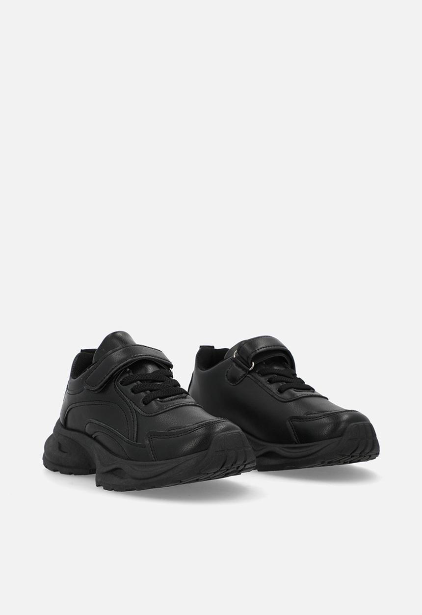 Pop Candy - Lace & velcro sneaker-black