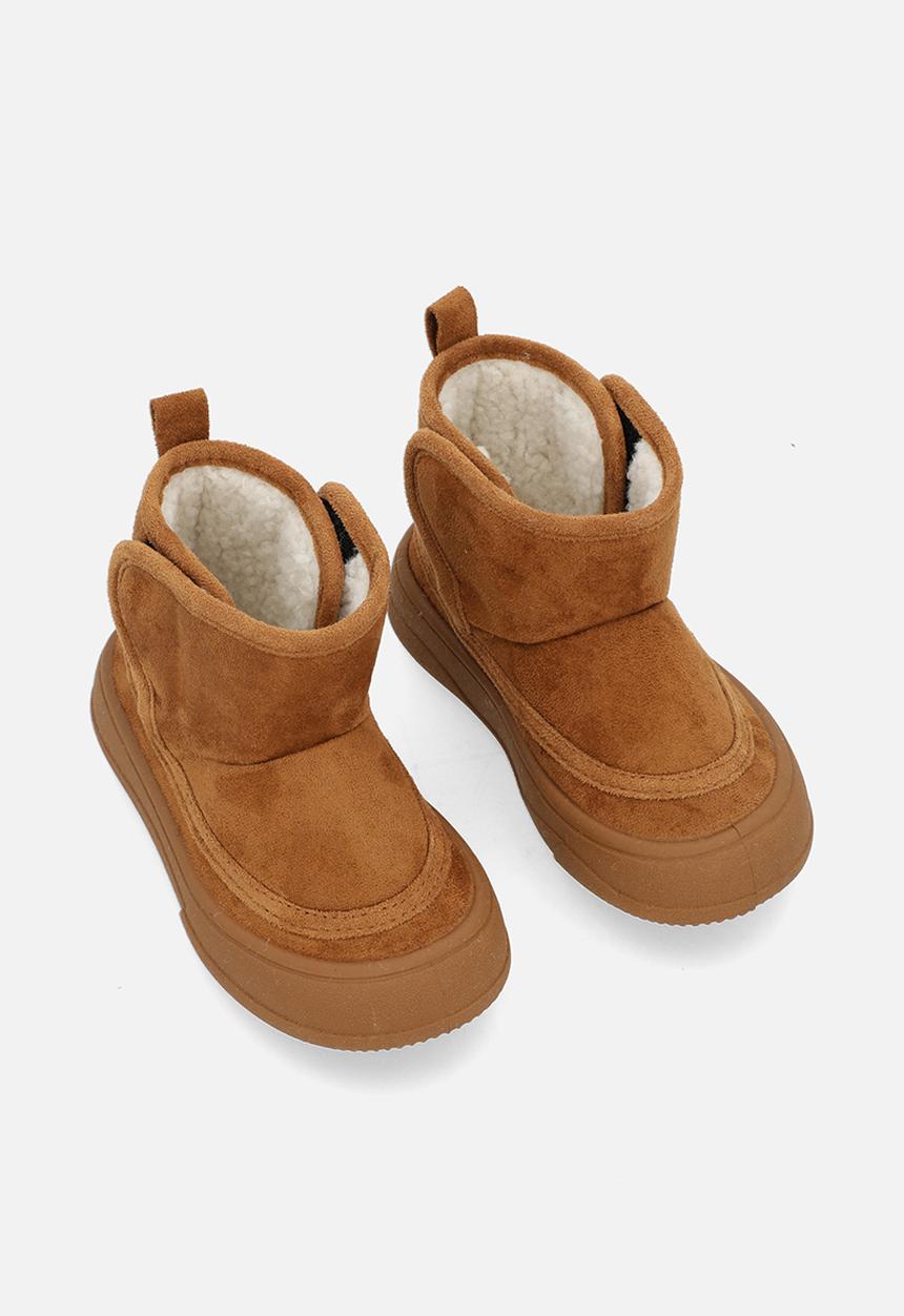 Pop Candy - Shearling lined boots -tan