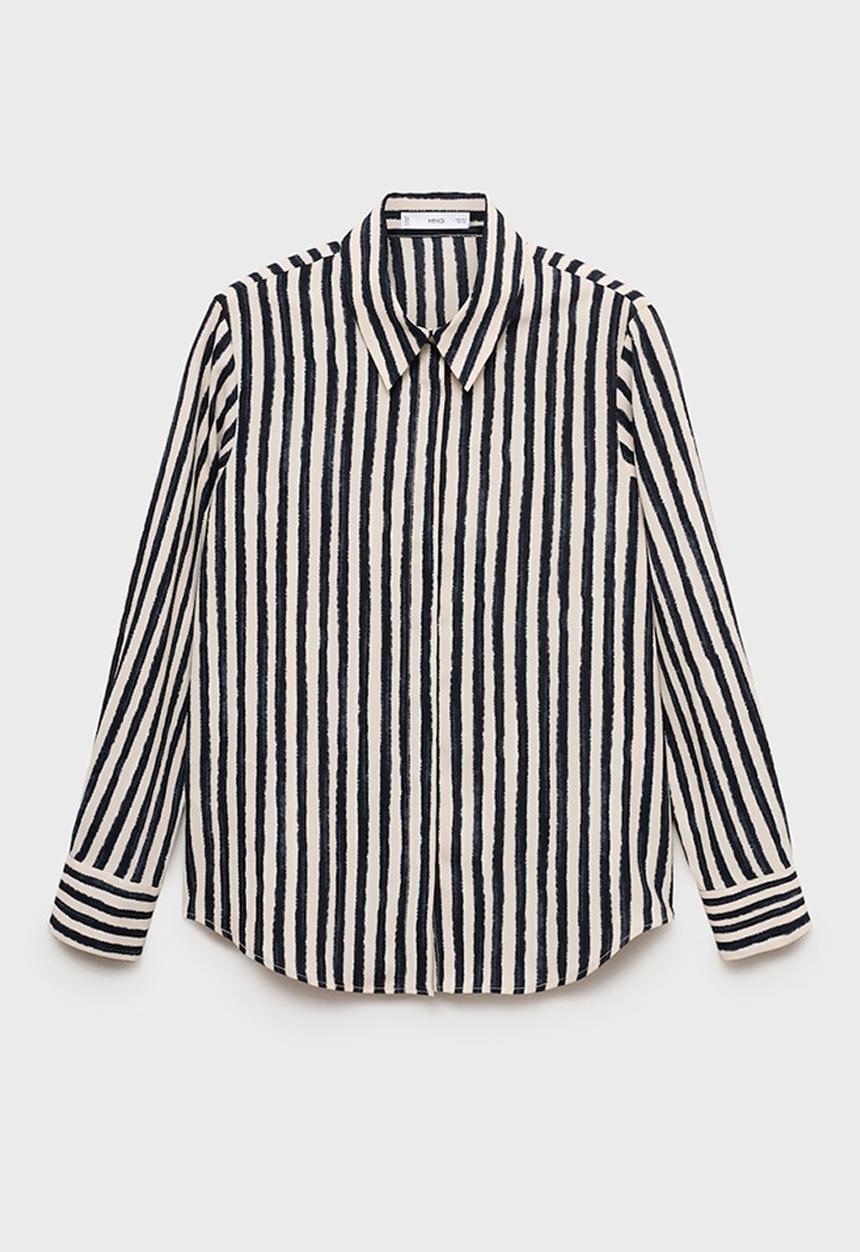 MANGO - Shirt basic - light beige1