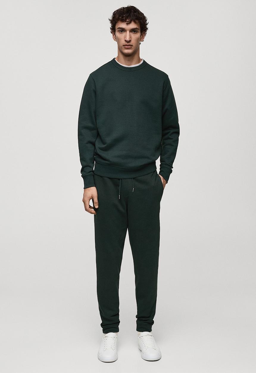 MANGO - Trousers cohen - green