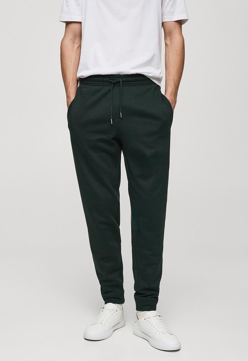 MANGO - Trousers cohen - green