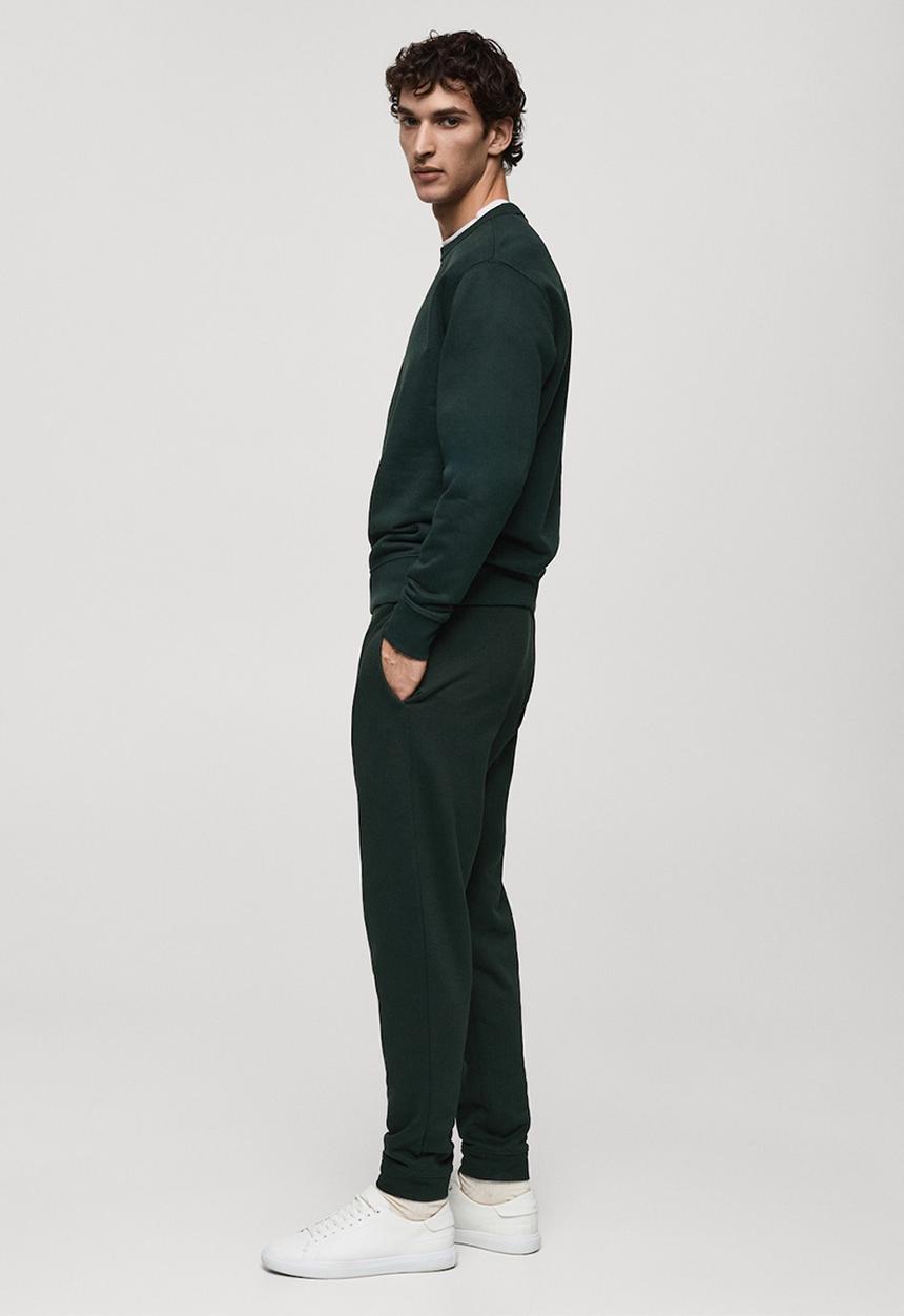MANGO - Trousers cohen - green