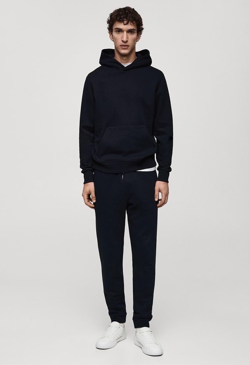 MANGO - Trousers cohen - navy