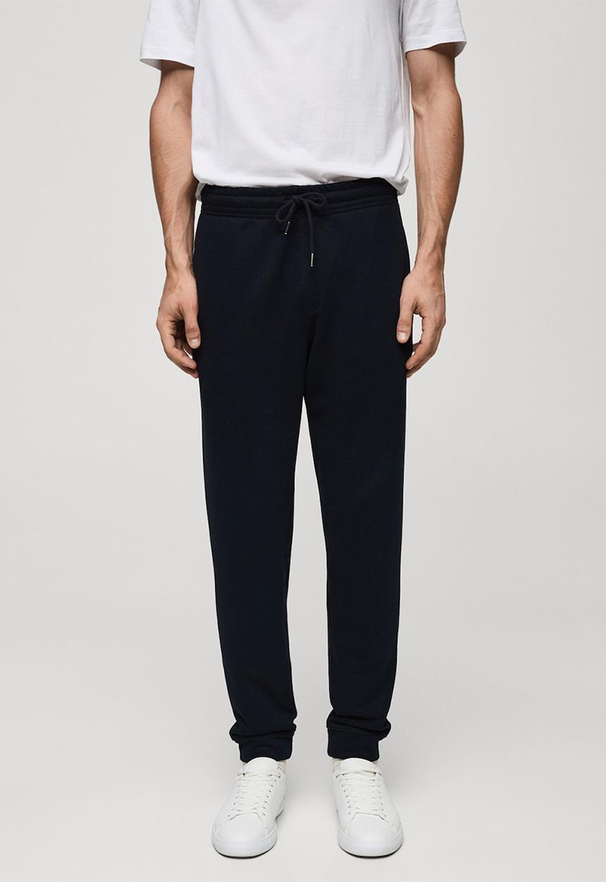 MANGO - Trousers cohen - navy