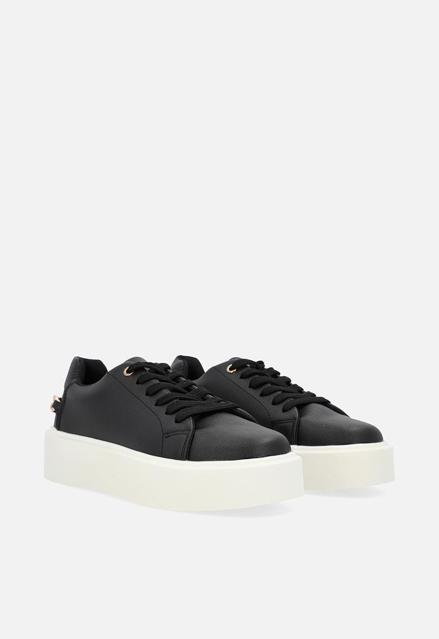 Pop Candy - Platform lace up sneakers-black