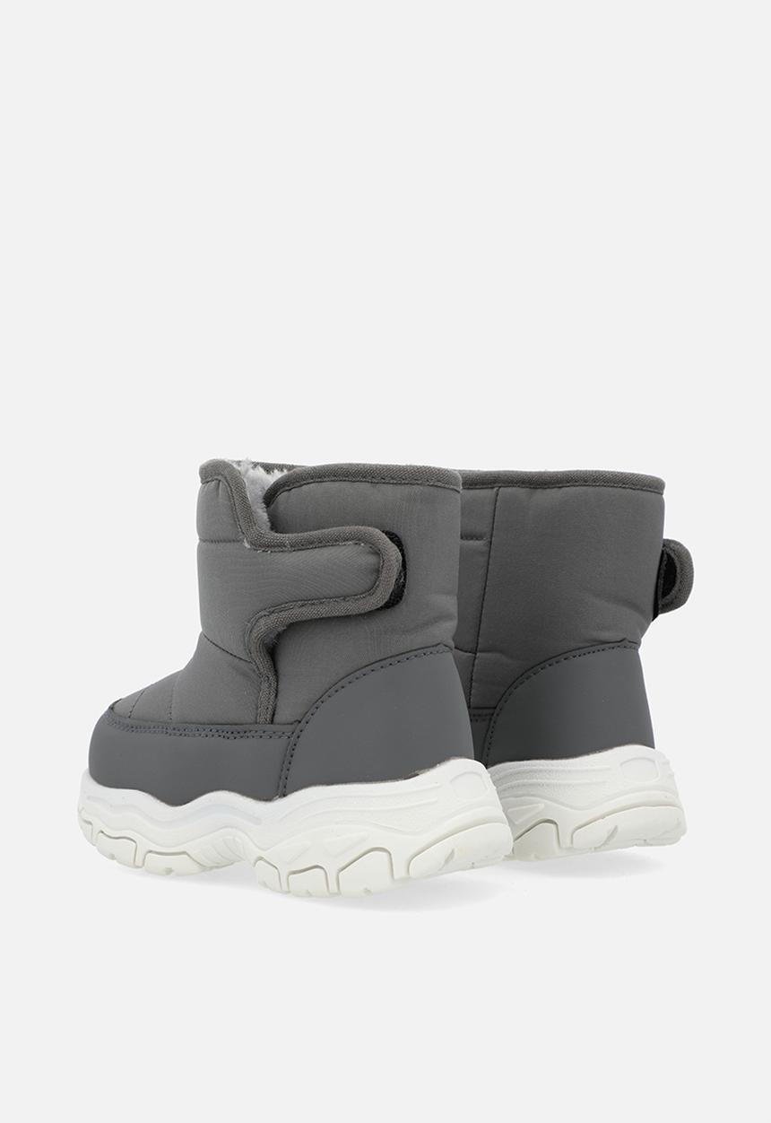 Pop Candy - Shearling lined boots-grey