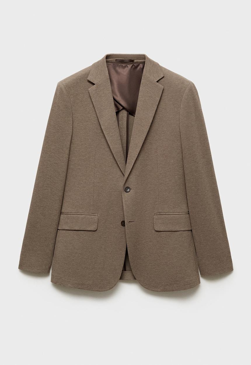 MANGO - Blazer verner - ligth-brown