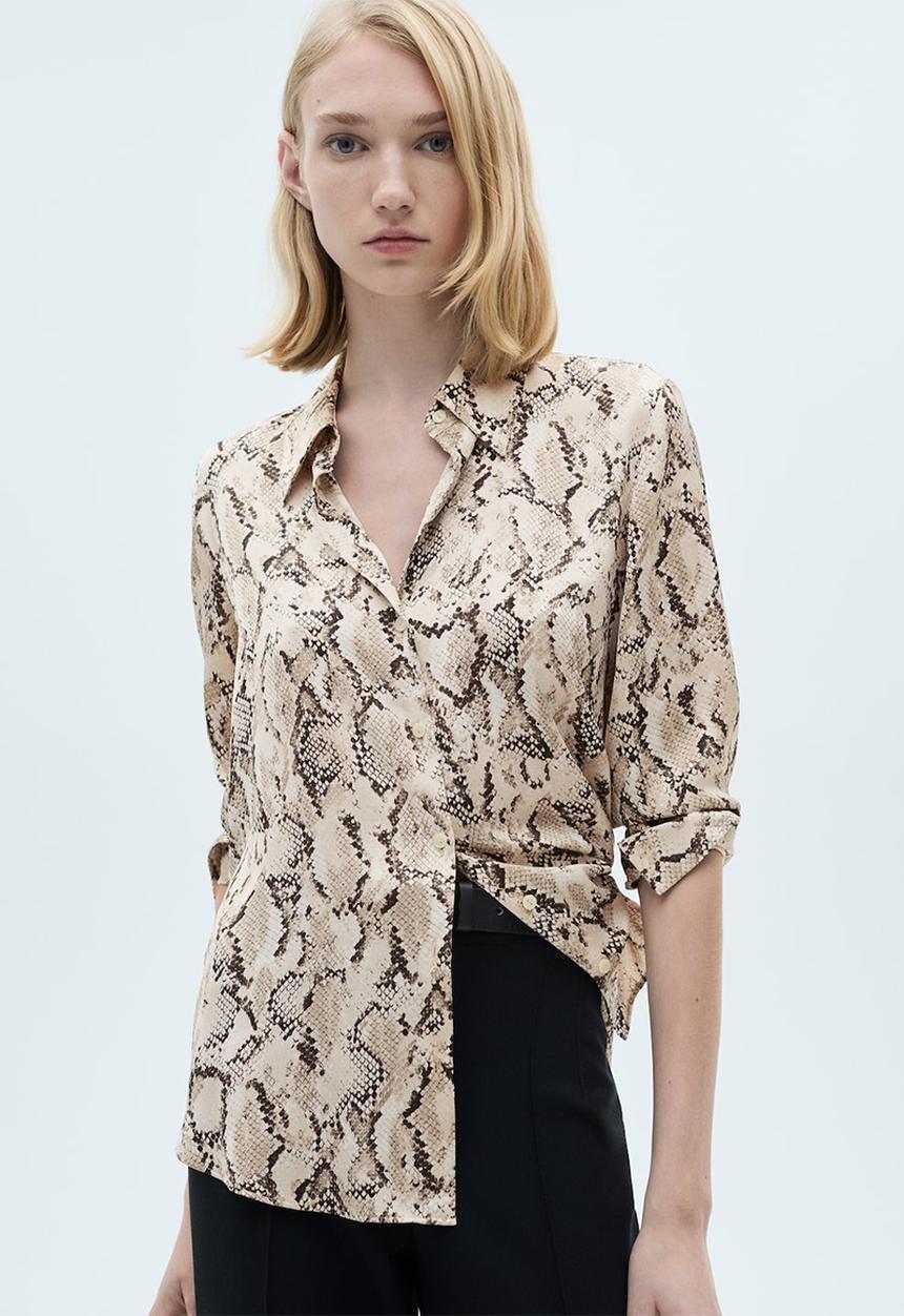 MANGO - Shirt ideale - light pastel beige