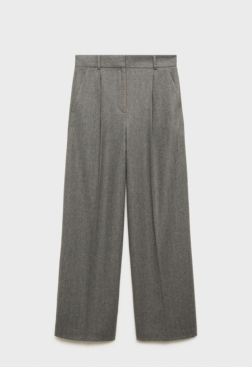 MANGO - Trousers norway - gray