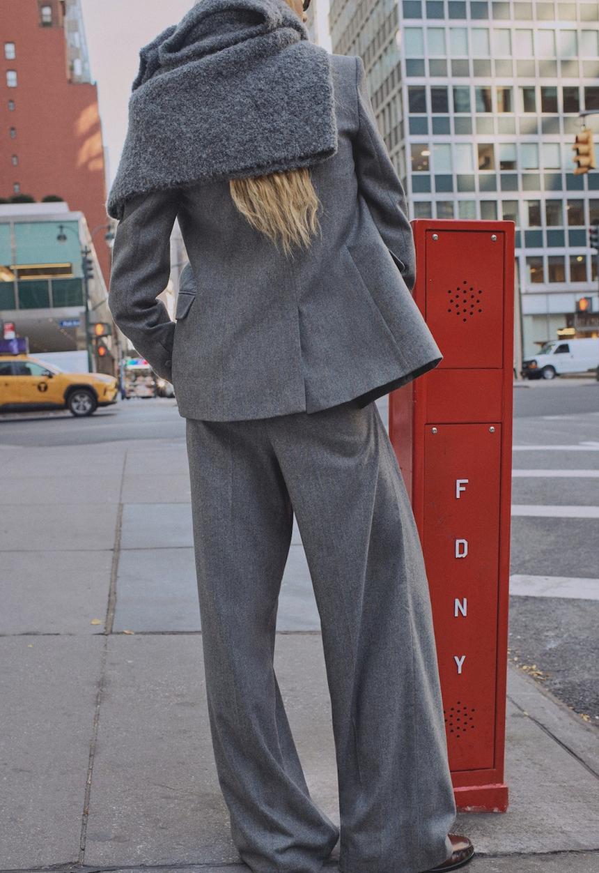 MANGO - Trousers norway - gray