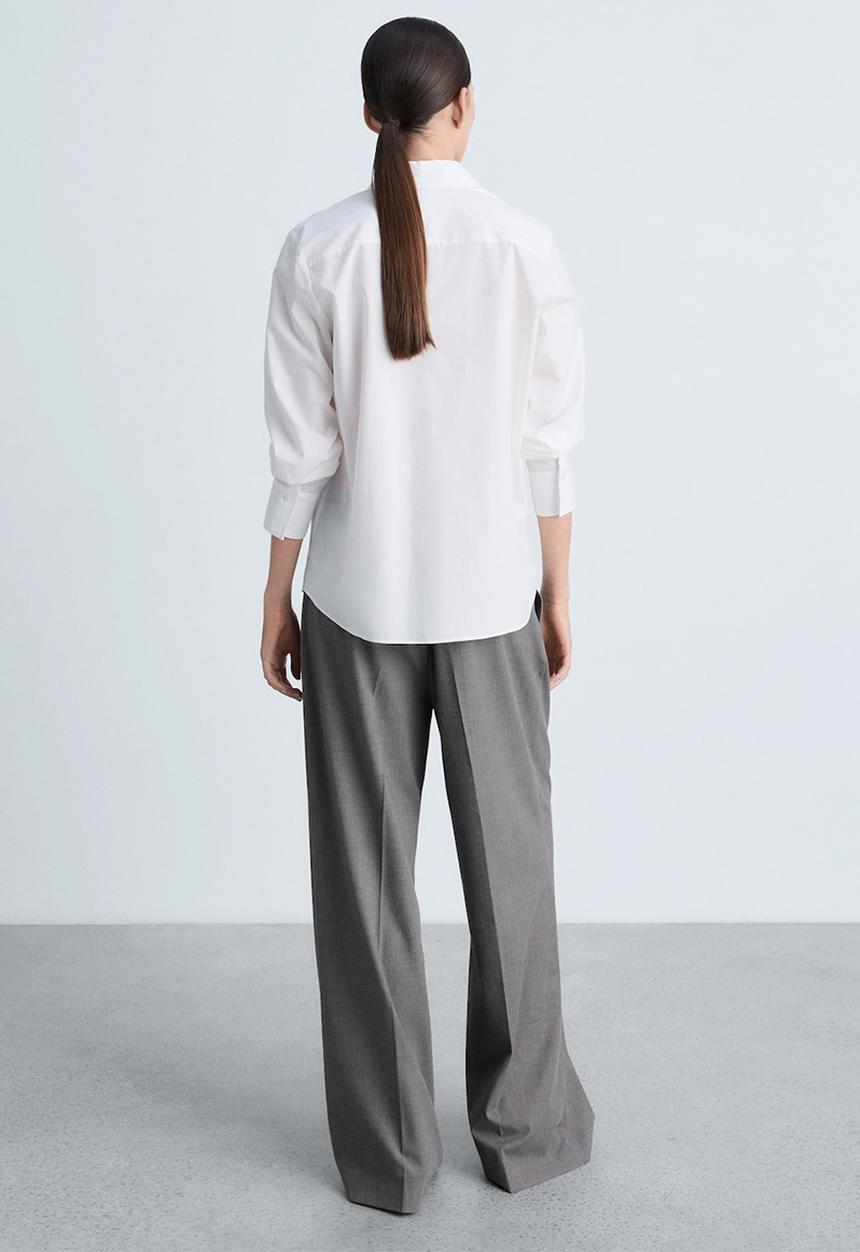 MANGO - Shirt regu - natural