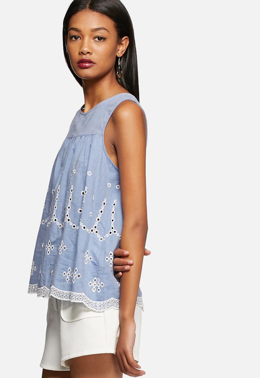 Vero Moda - Loui anglaise top