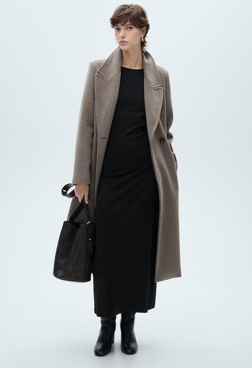 MANGO - Dress basila - black
