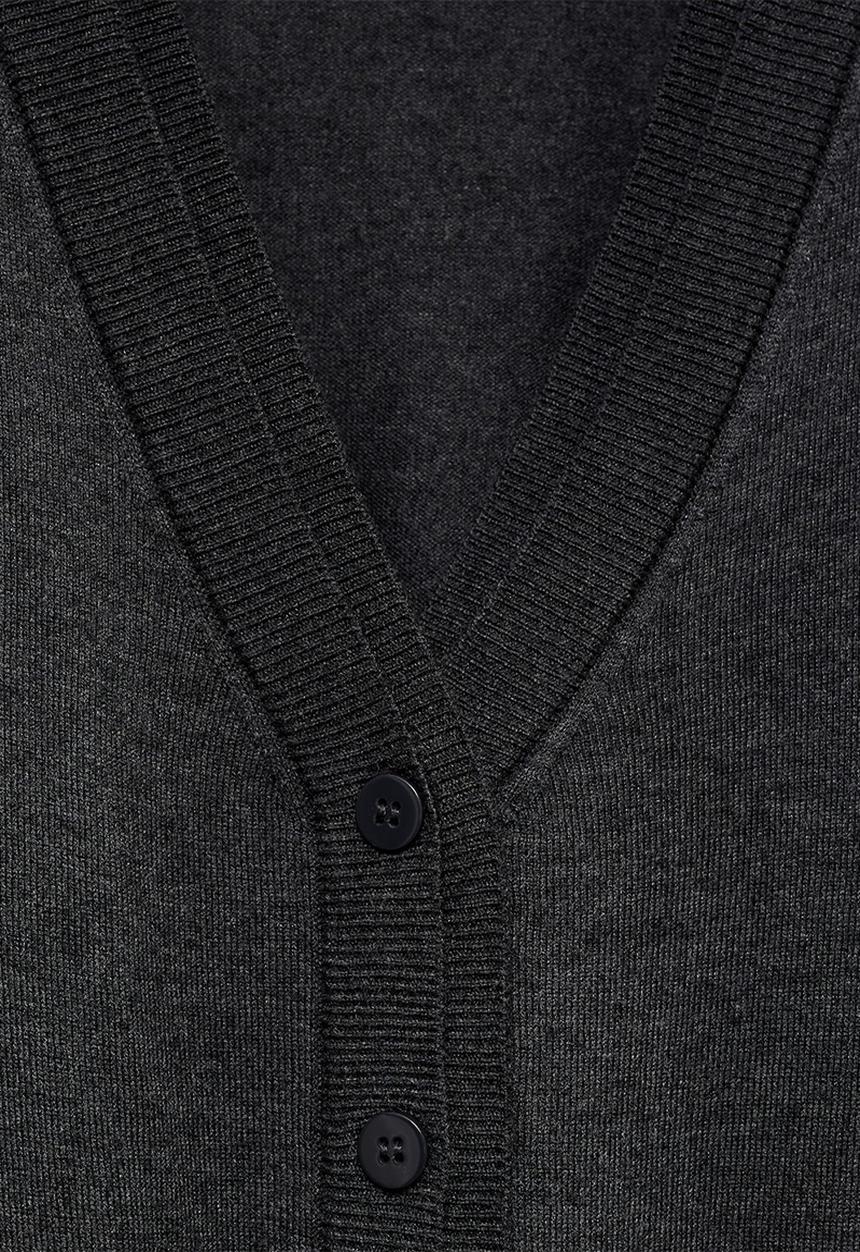 MANGO - Cardigan lucca - dark grey1