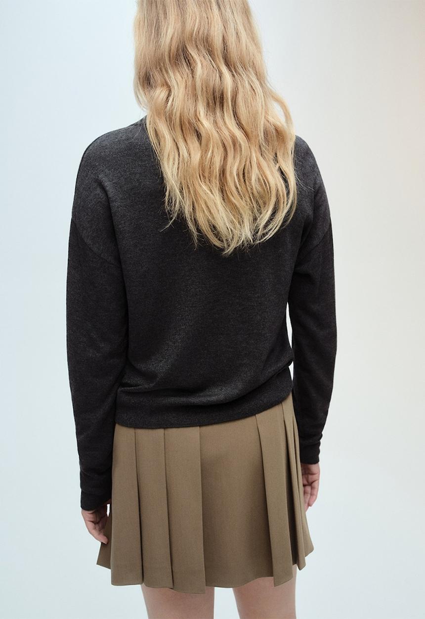 MANGO - Cardigan lucca - dark grey1