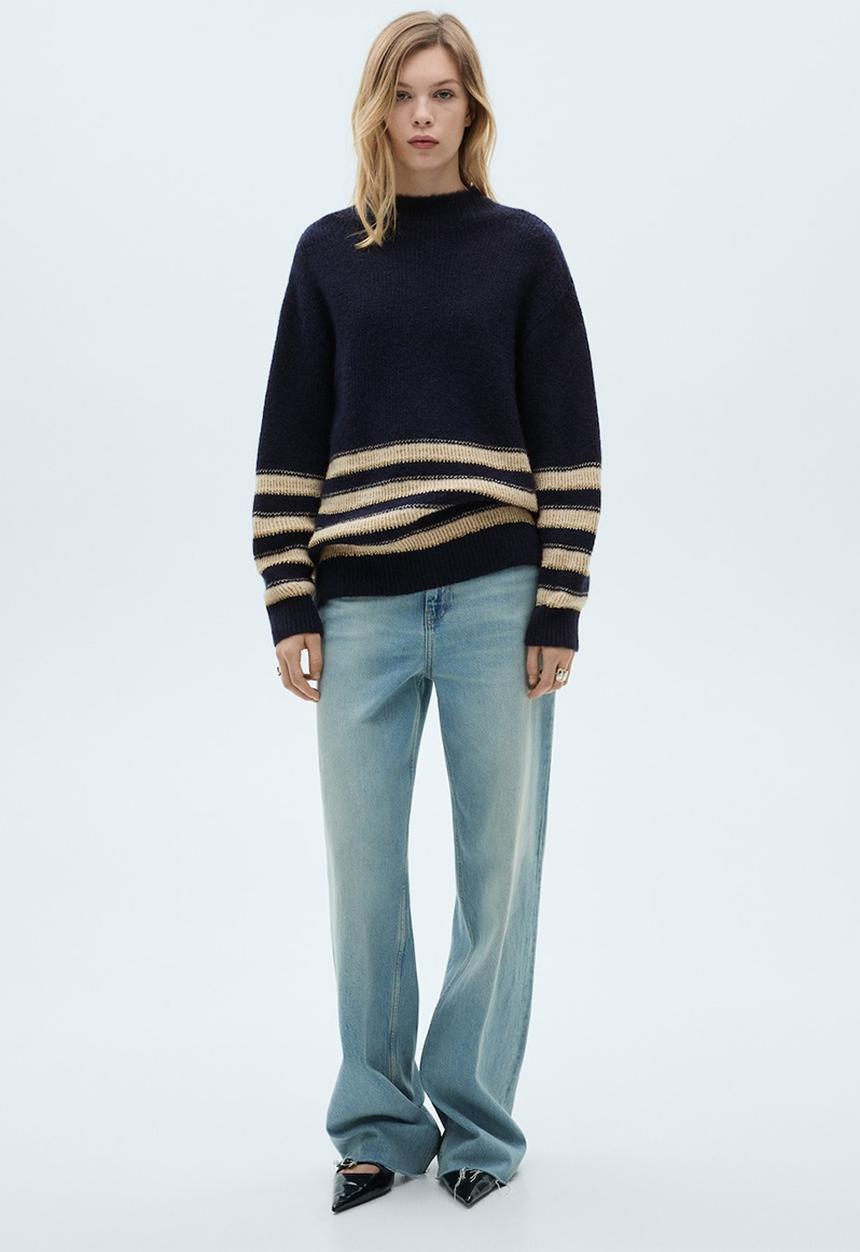 MANGO - Sweater capitan - midnight navy