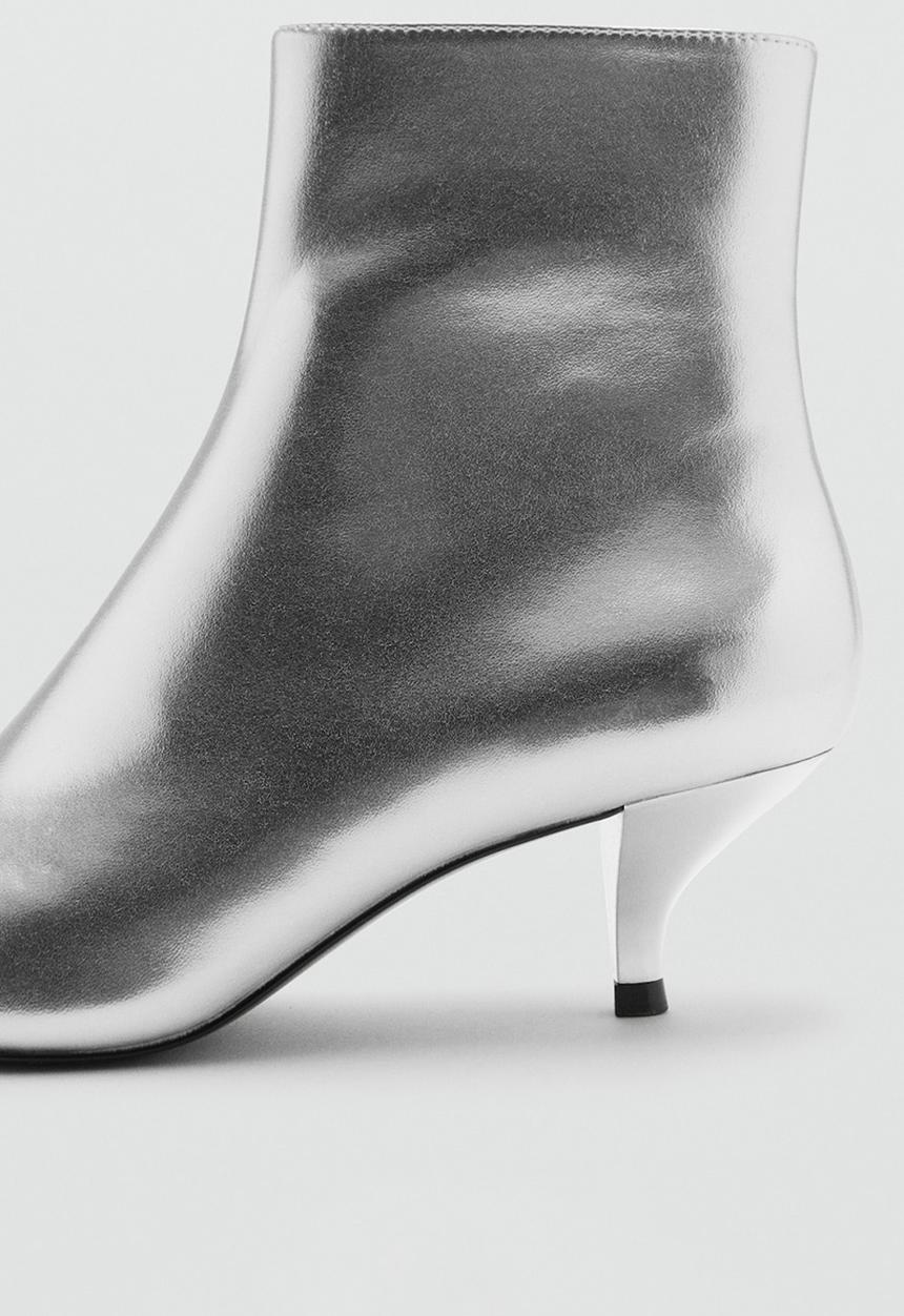 MANGO - Ankle boot - silver