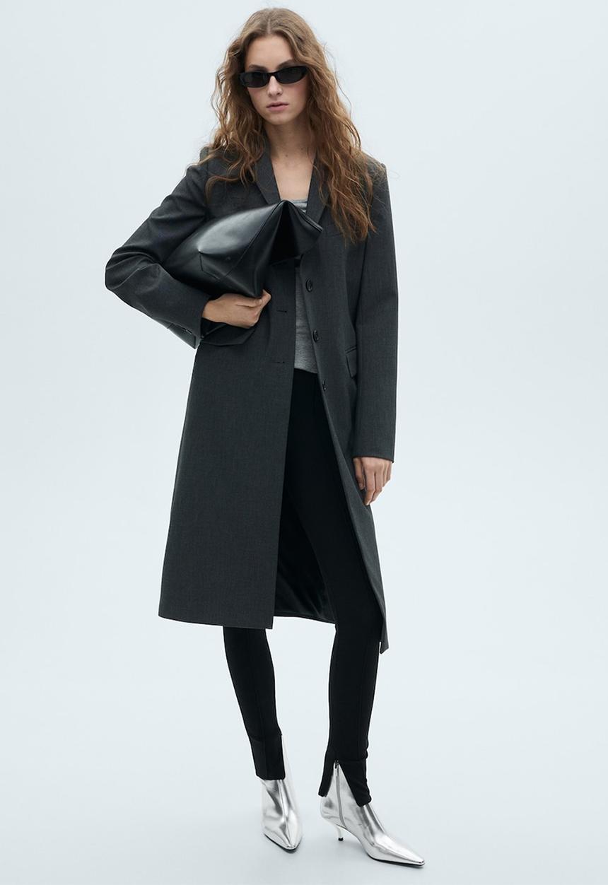 MANGO - Ankle boot - silver