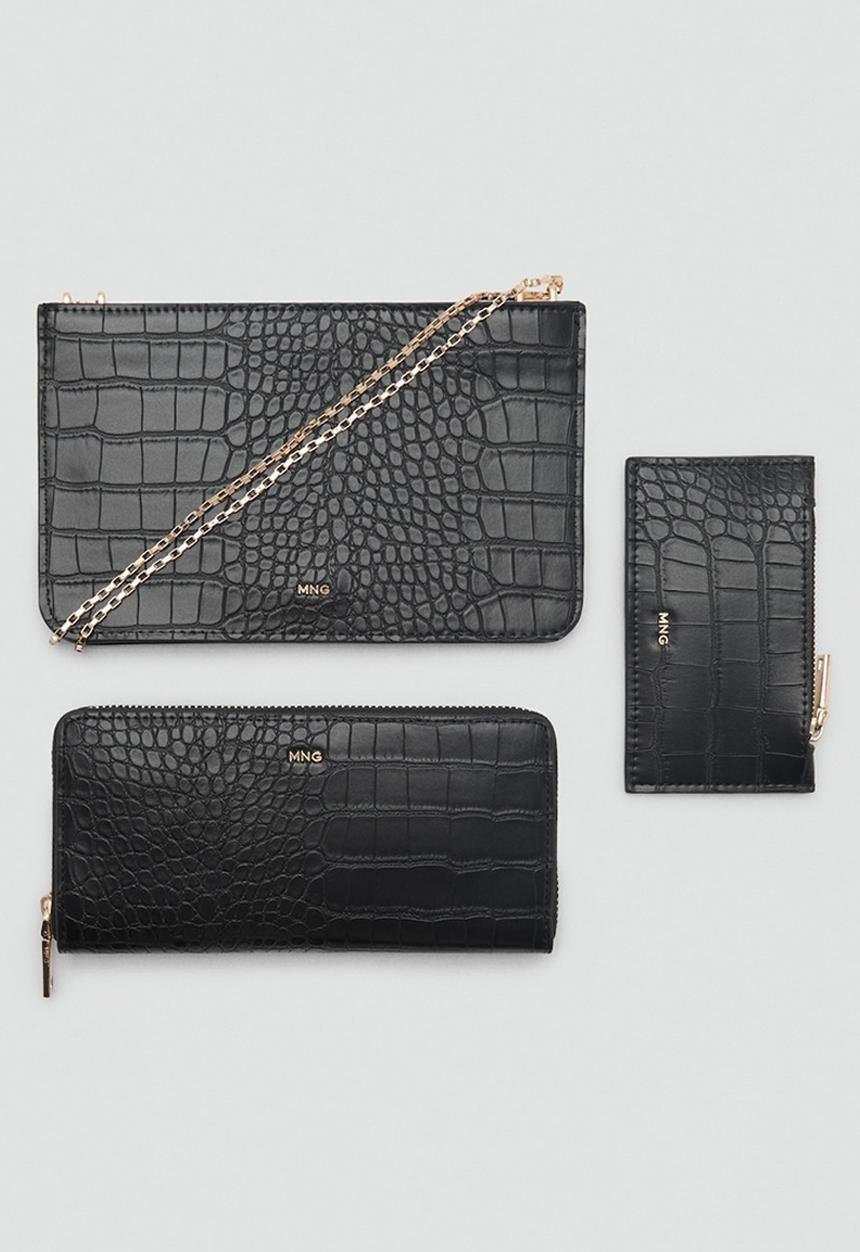 MANGO - Wallet m leonor - black