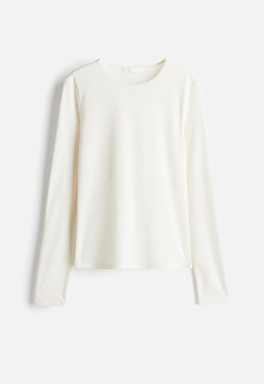 H&M - Jersey top - white