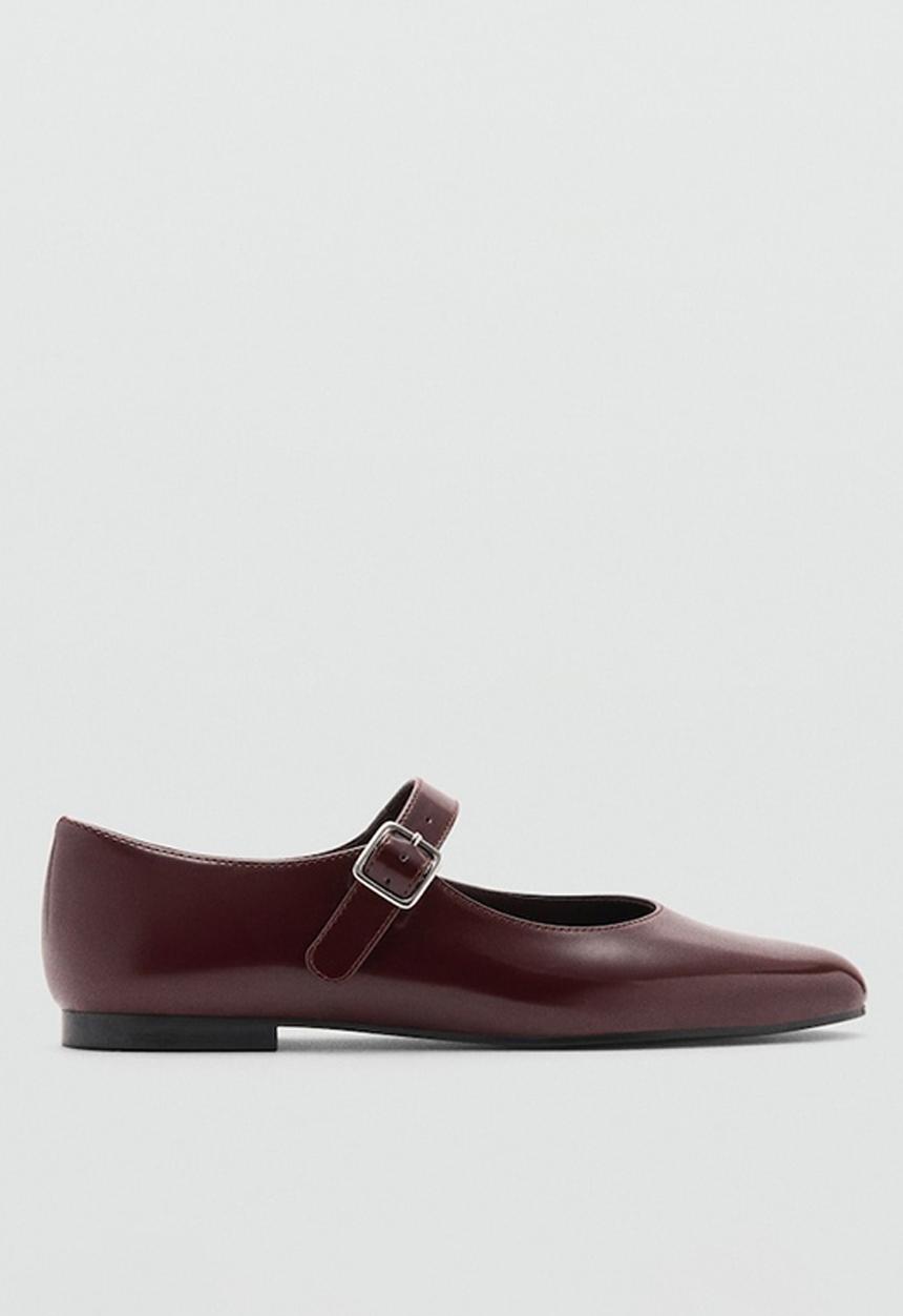 MANGO - Vernice pump - dark red