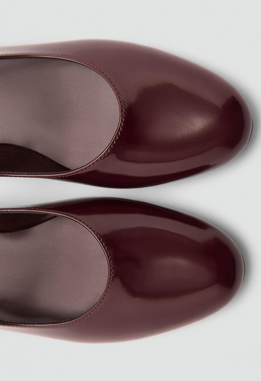 MANGO - Vernice pump - dark red