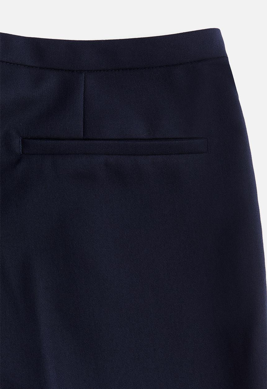 H&M - Flared tailored trousers - navy blue