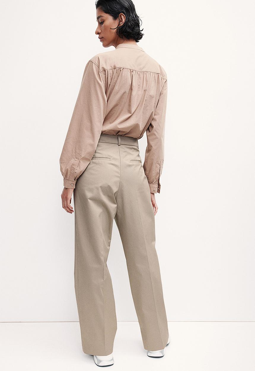 H&M - Crease-leg chinos - beige