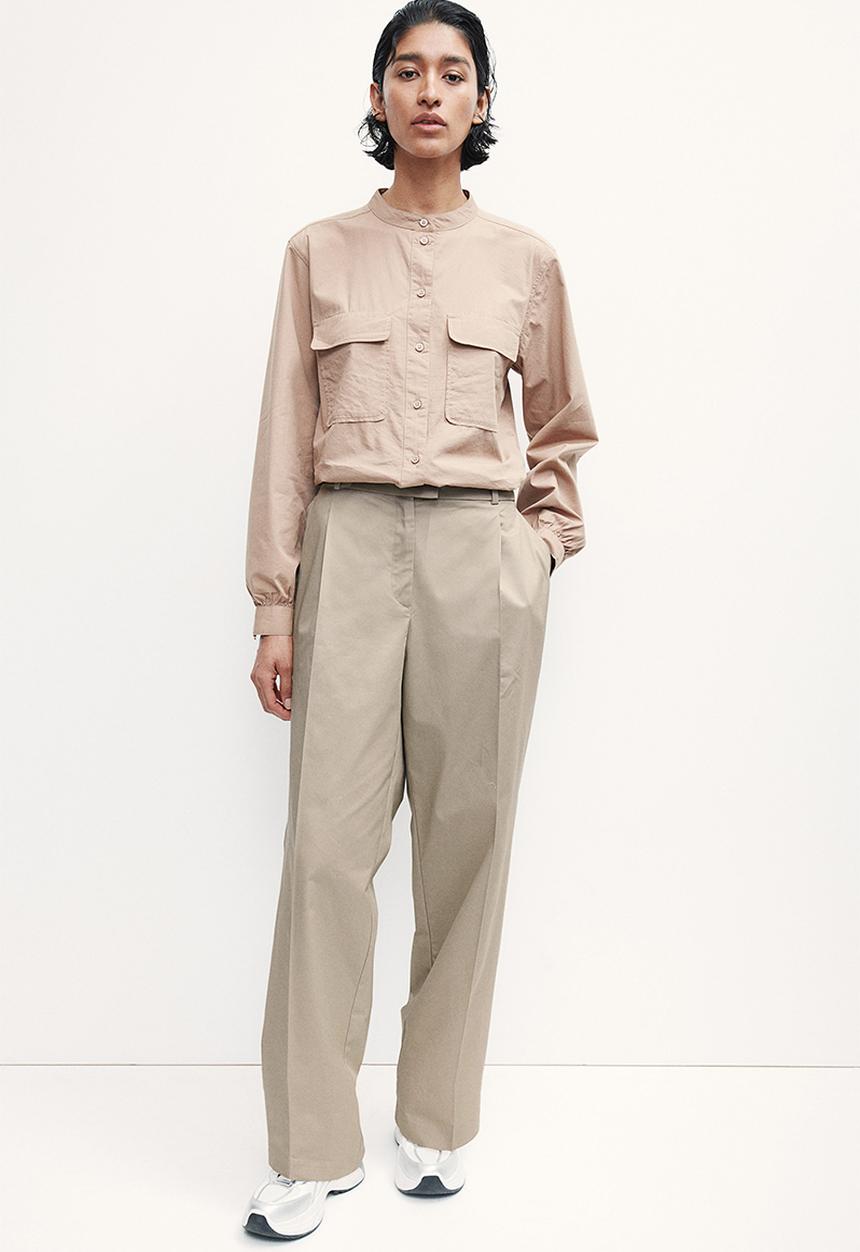 H&M - Crease-leg chinos - beige