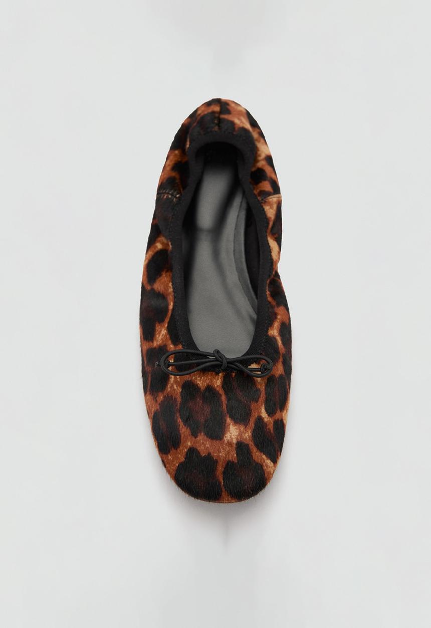 MANGO - Wild suede pump - brown
