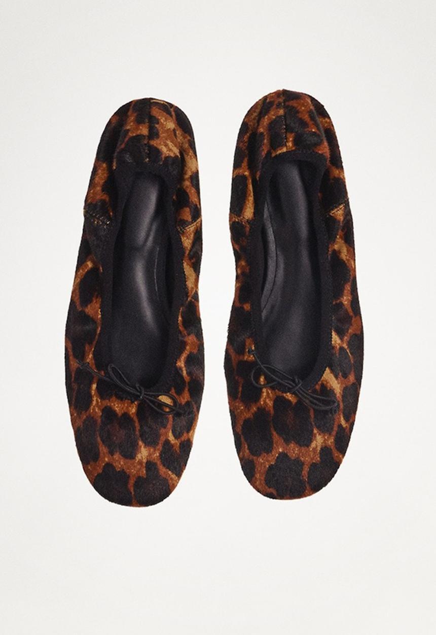 MANGO - Wild suede pump - brown