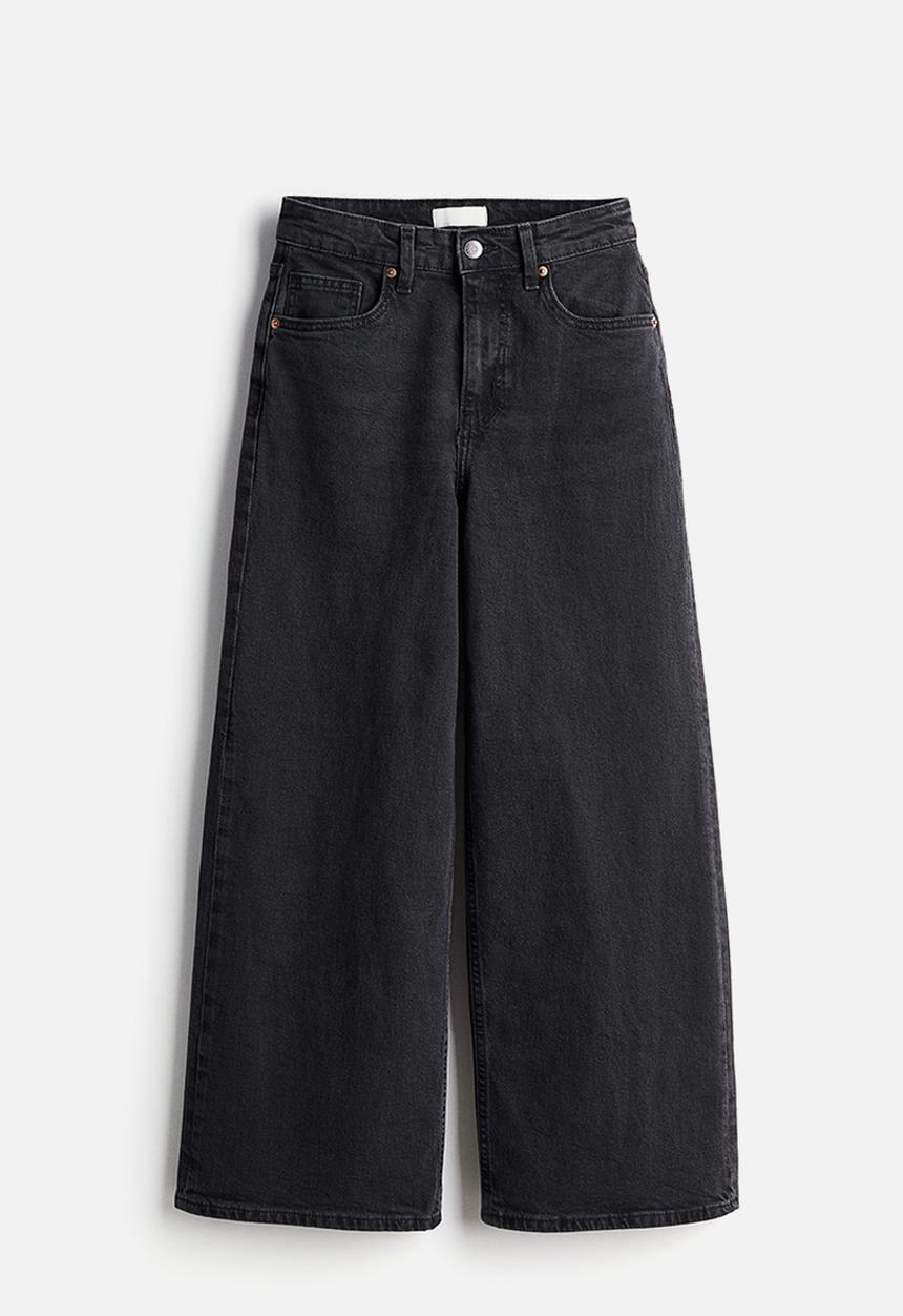 H&M - Wide jeans - dark grey