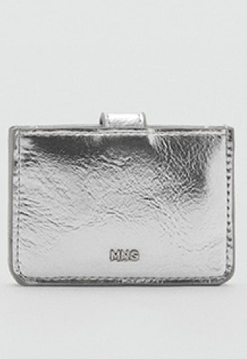 MANGO - Card holder kilates - silver