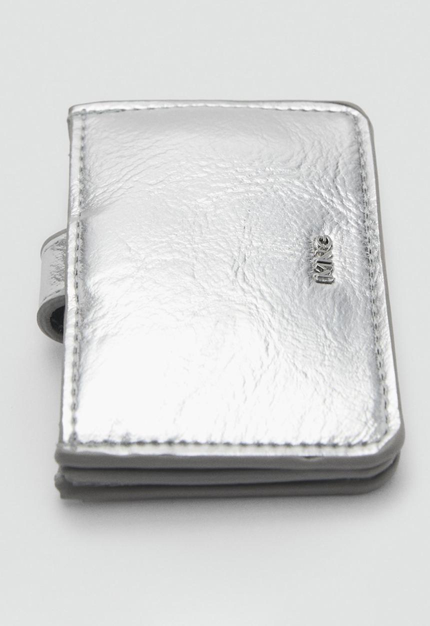 MANGO - Card holder kilates - silver