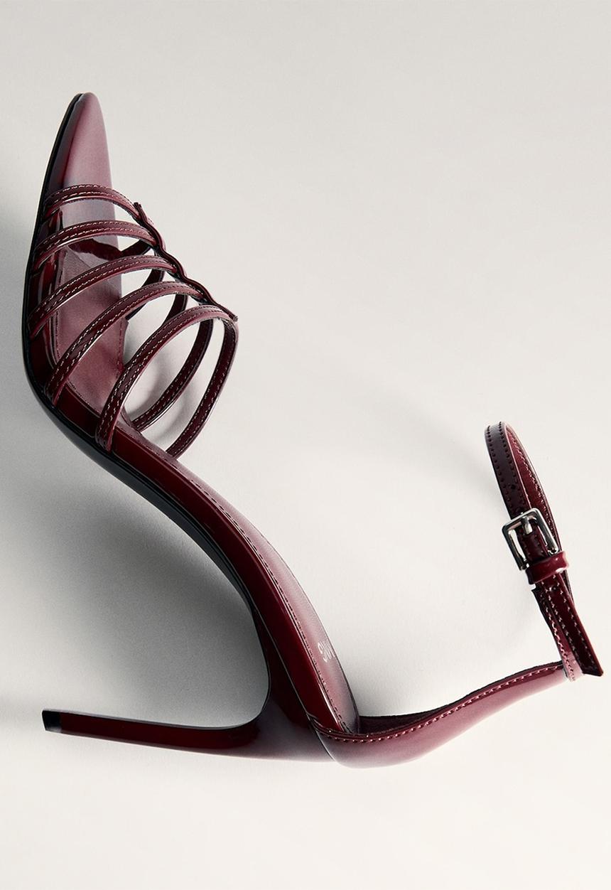 MANGO - Mili heel - dark red