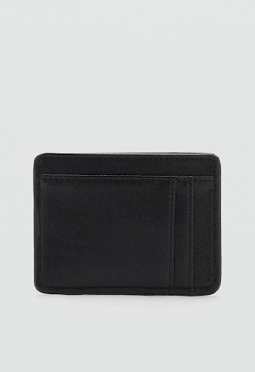 MANGO - Praline cardholder - black