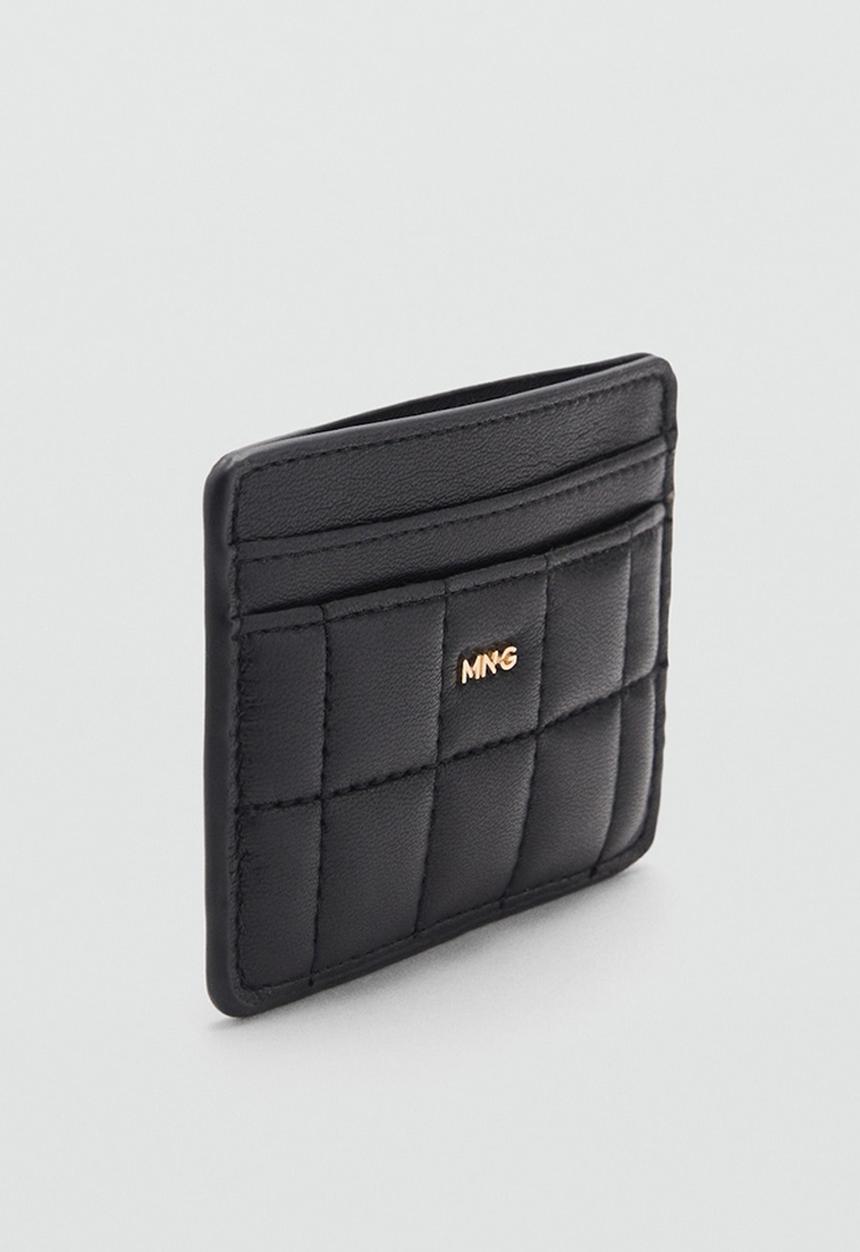 MANGO - Praline cardholder - black