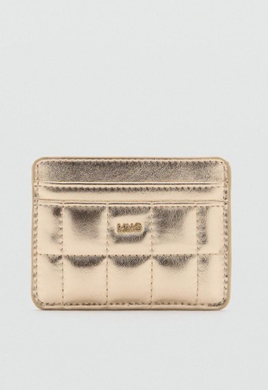 MANGO - Praline cardholder - gold