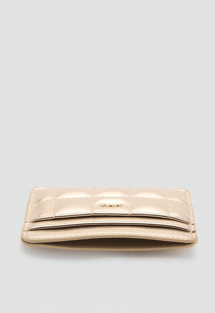 MANGO - Praline cardholder - gold