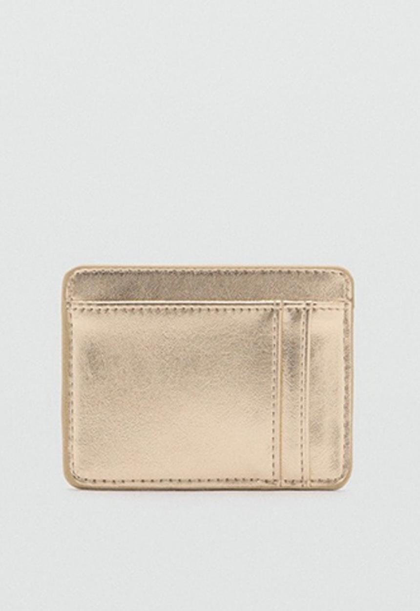 MANGO - Praline cardholder - gold
