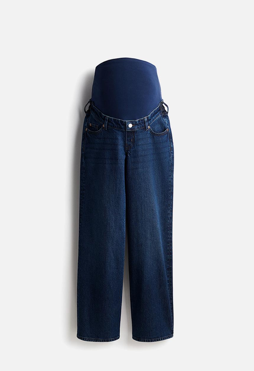 H&M - Mama wide jeans - dark denim blue