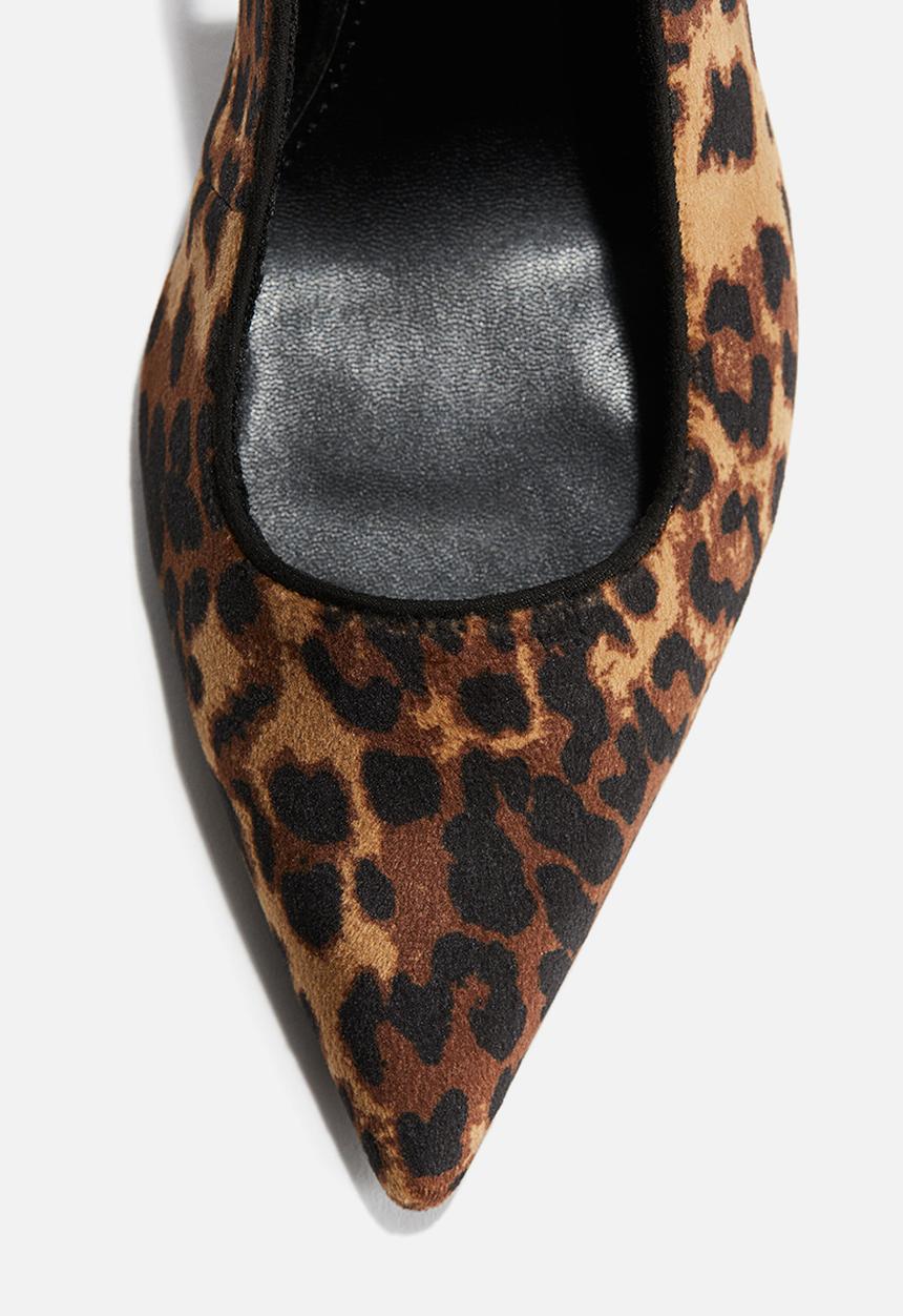 H&M - Slingback court shoes - beige & leopard print