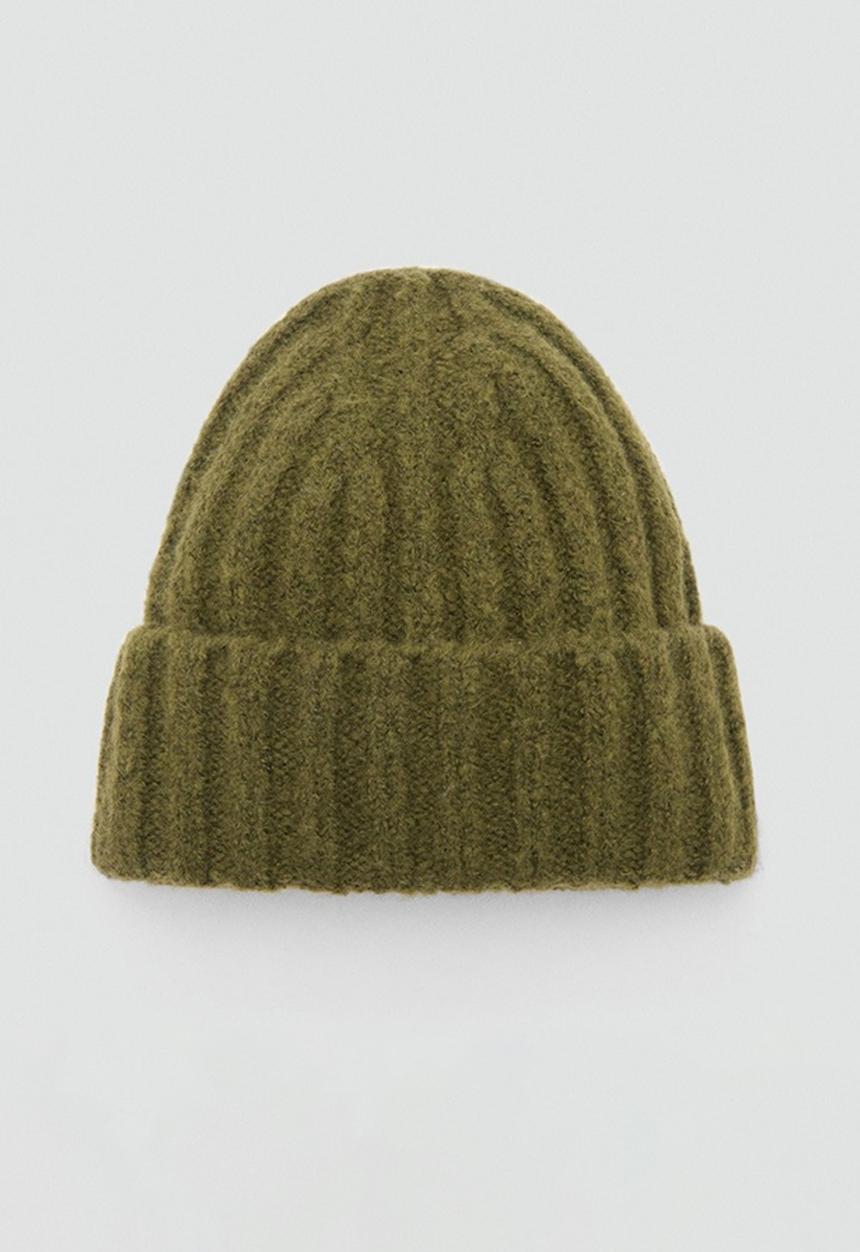 MANGO - Rina beanie - khaki